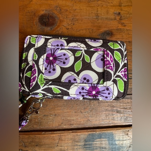 Vera Bradley all in one wristlet plum petals wallet - Picture 5 of 6